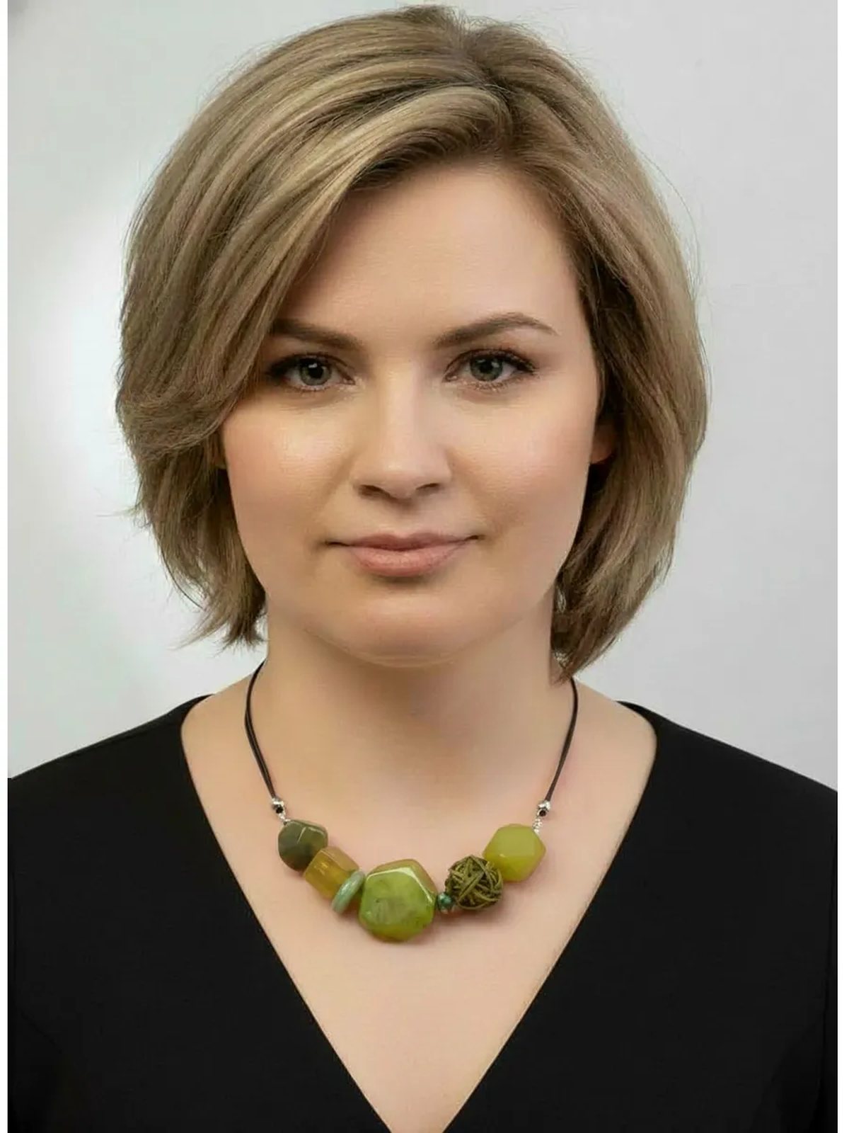 Колье бусы крупные на шею