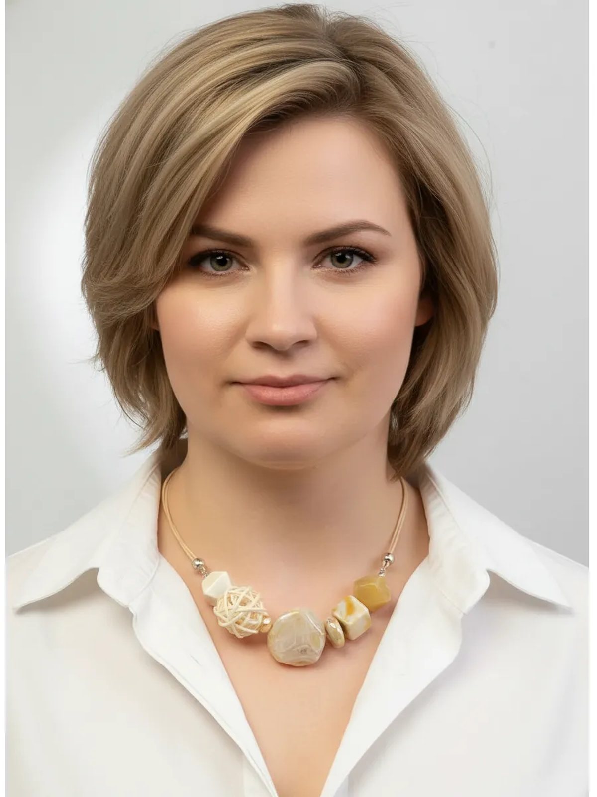 Колье бусы крупные на шею